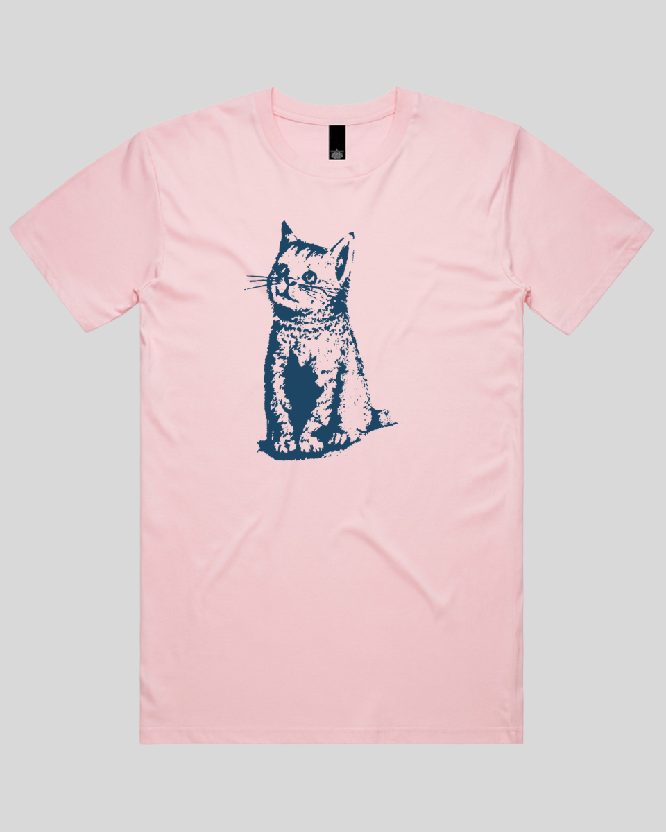 Vintage Sitting Cat Men's T-Shirt