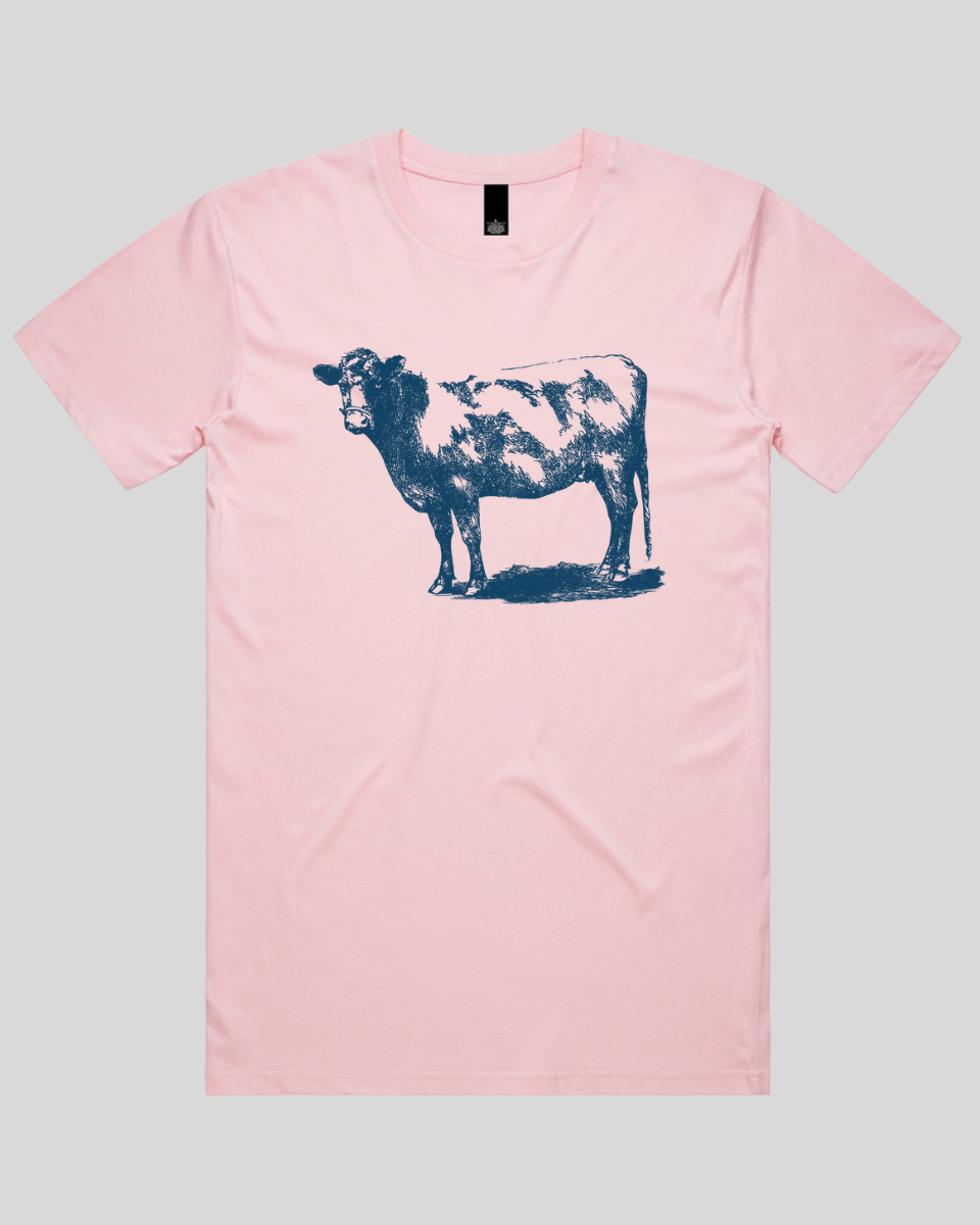 Vintage Farm Cow Men's T-Shirt