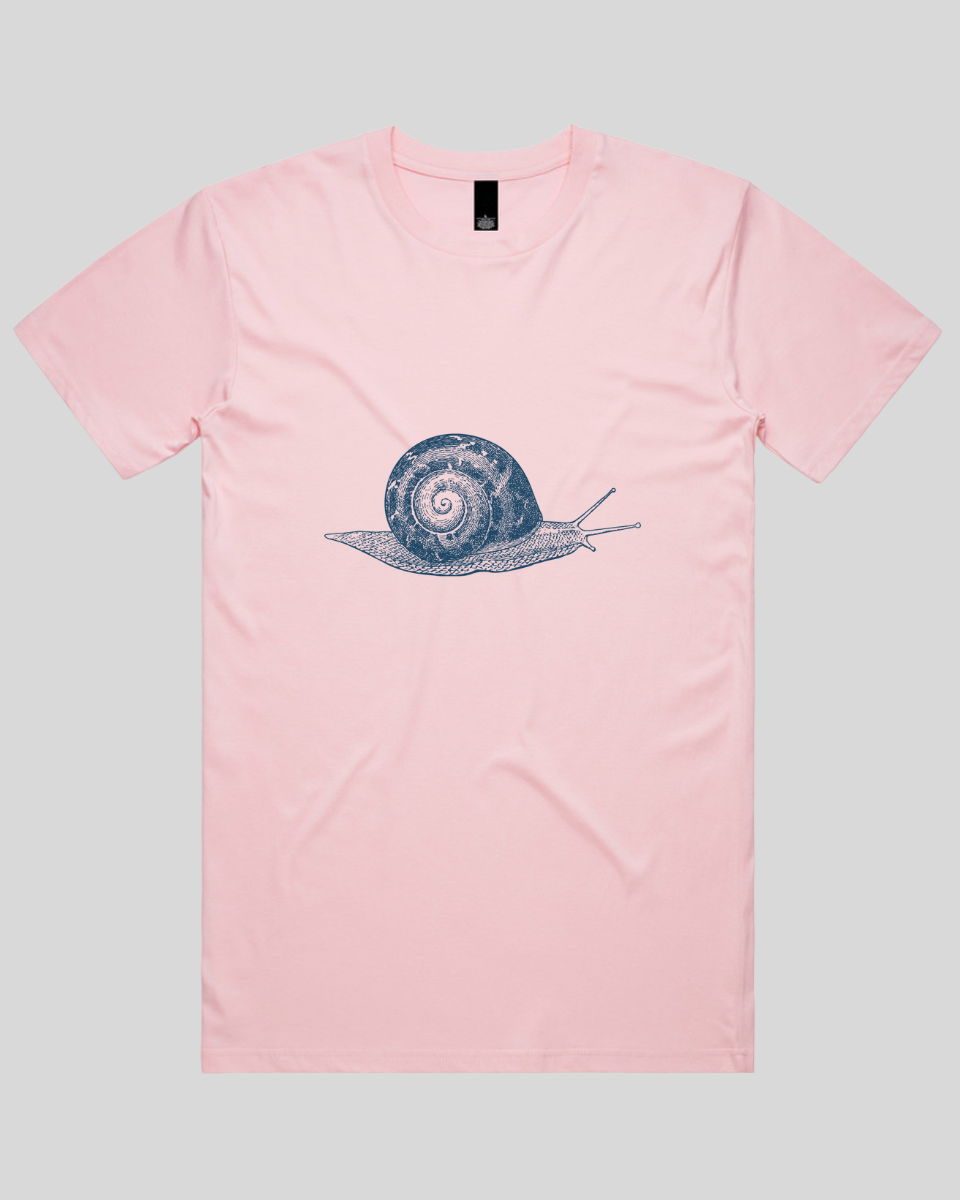 Spiral Snail Crawl Men's T-Shirt