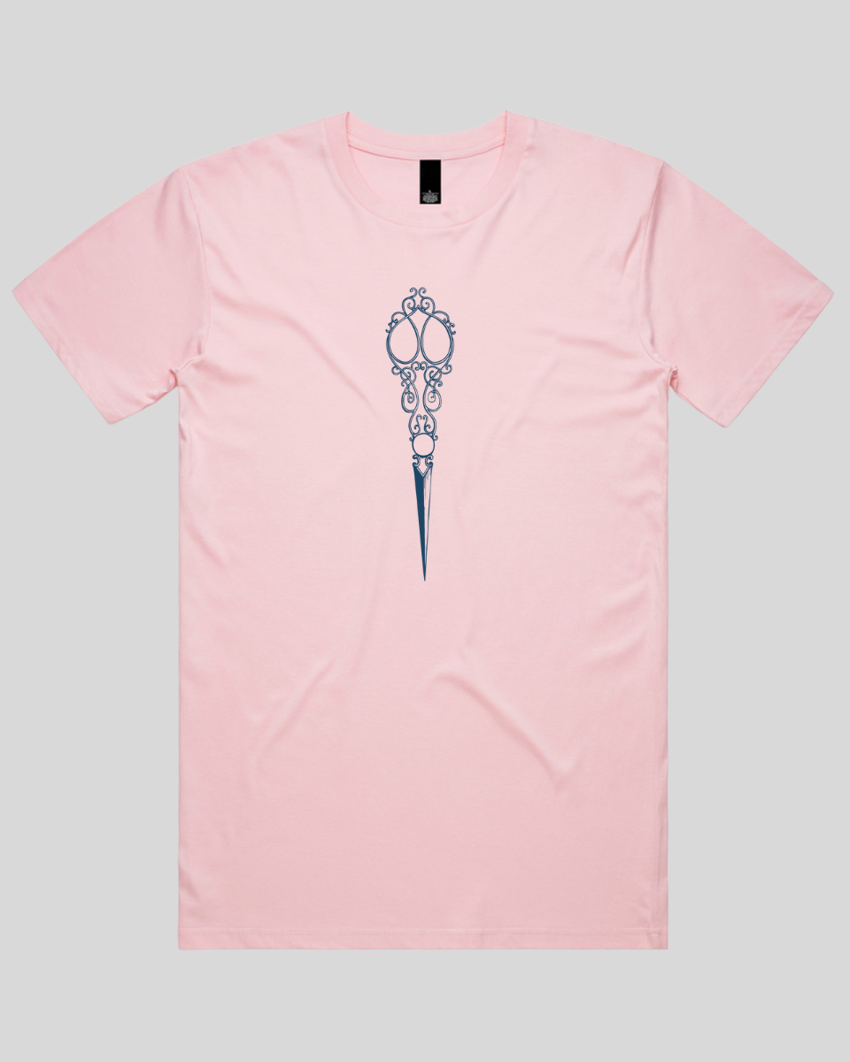 Victorian Scrollwork Scissors Men's T-Shirt