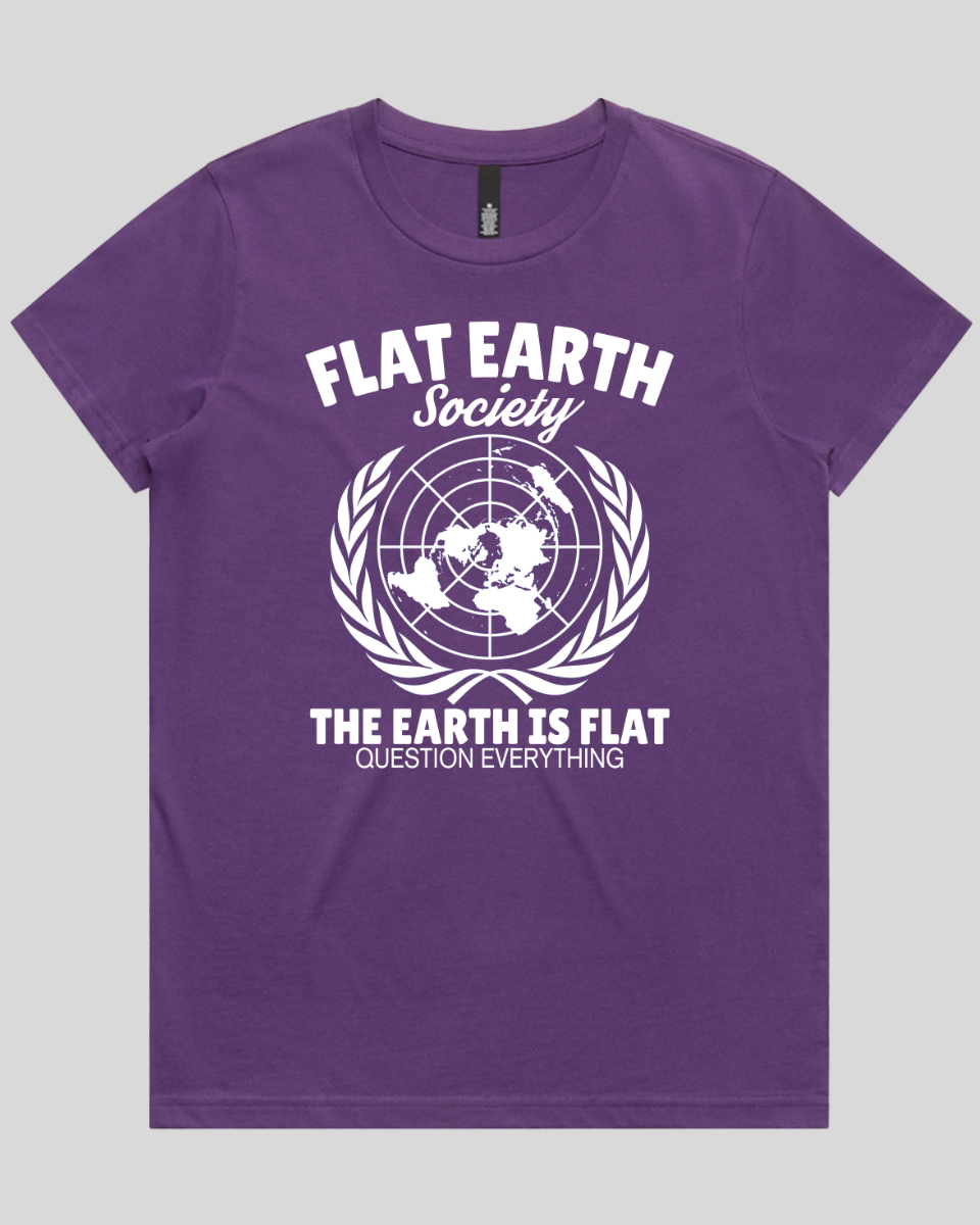 Flat Earth Society Women's T-Shirt