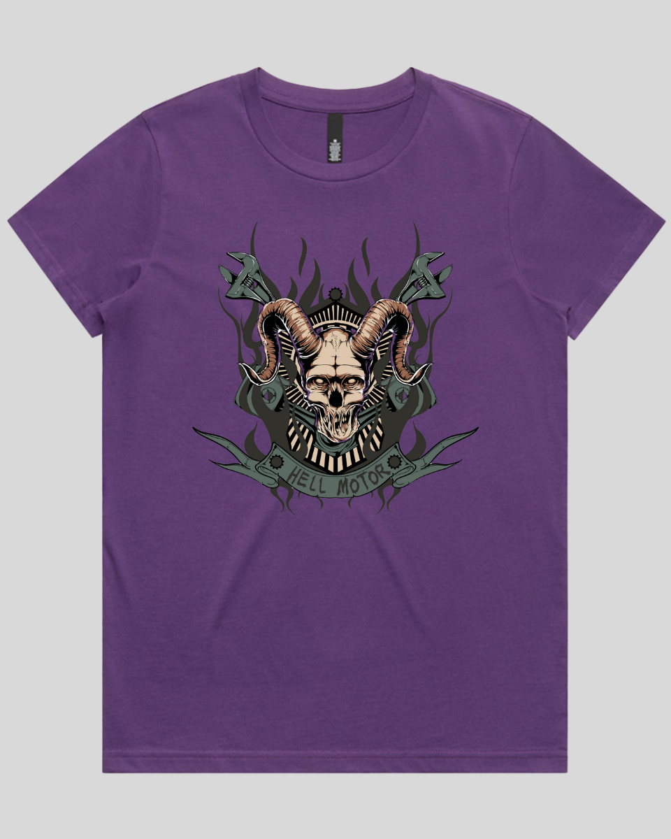 Hell Motor Syndicate Womens T-Shirt