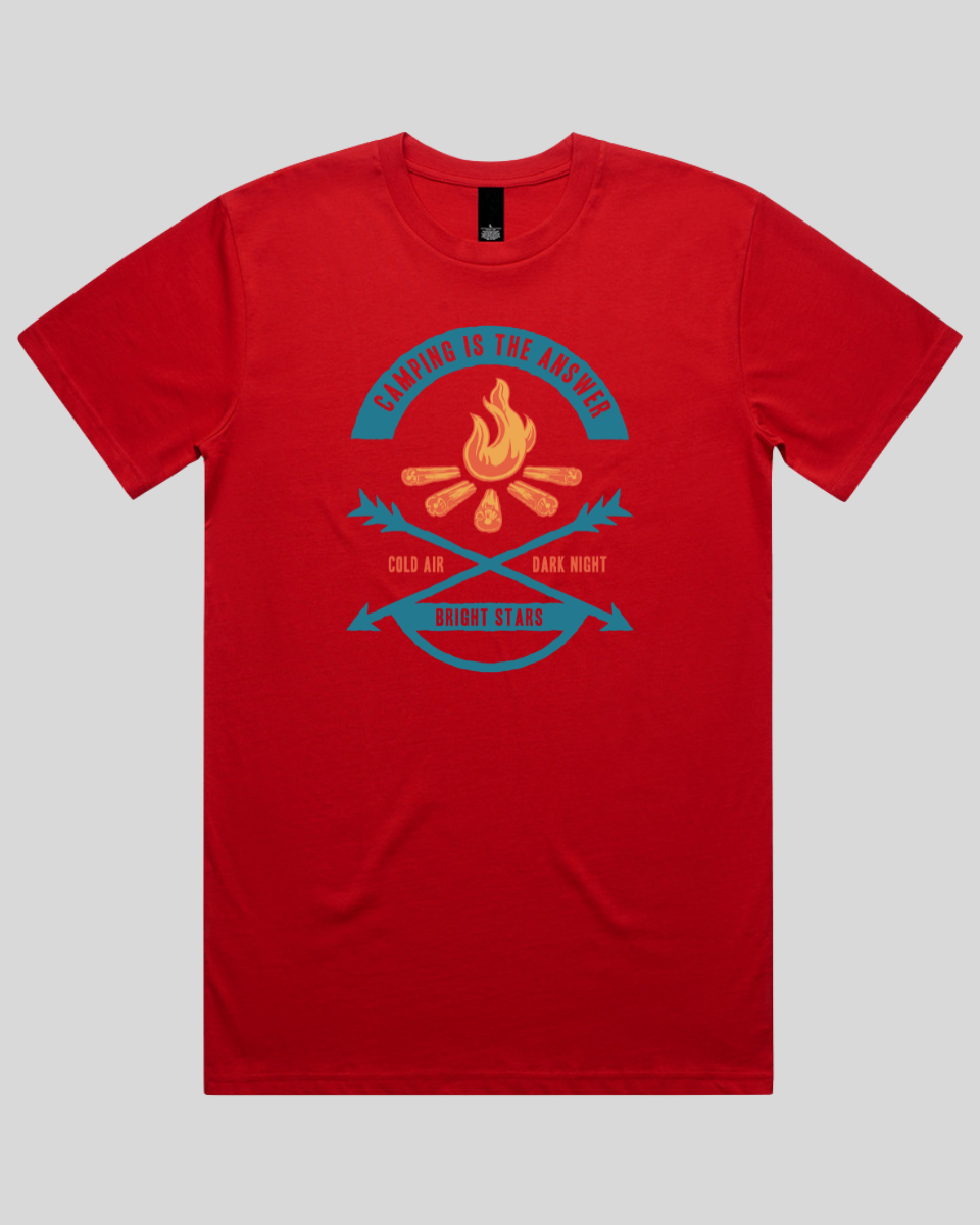 Camping Is The Answer Men's T-Shirt
