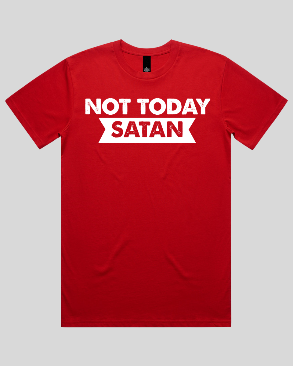 Not Today Satan Men's T-Shirt