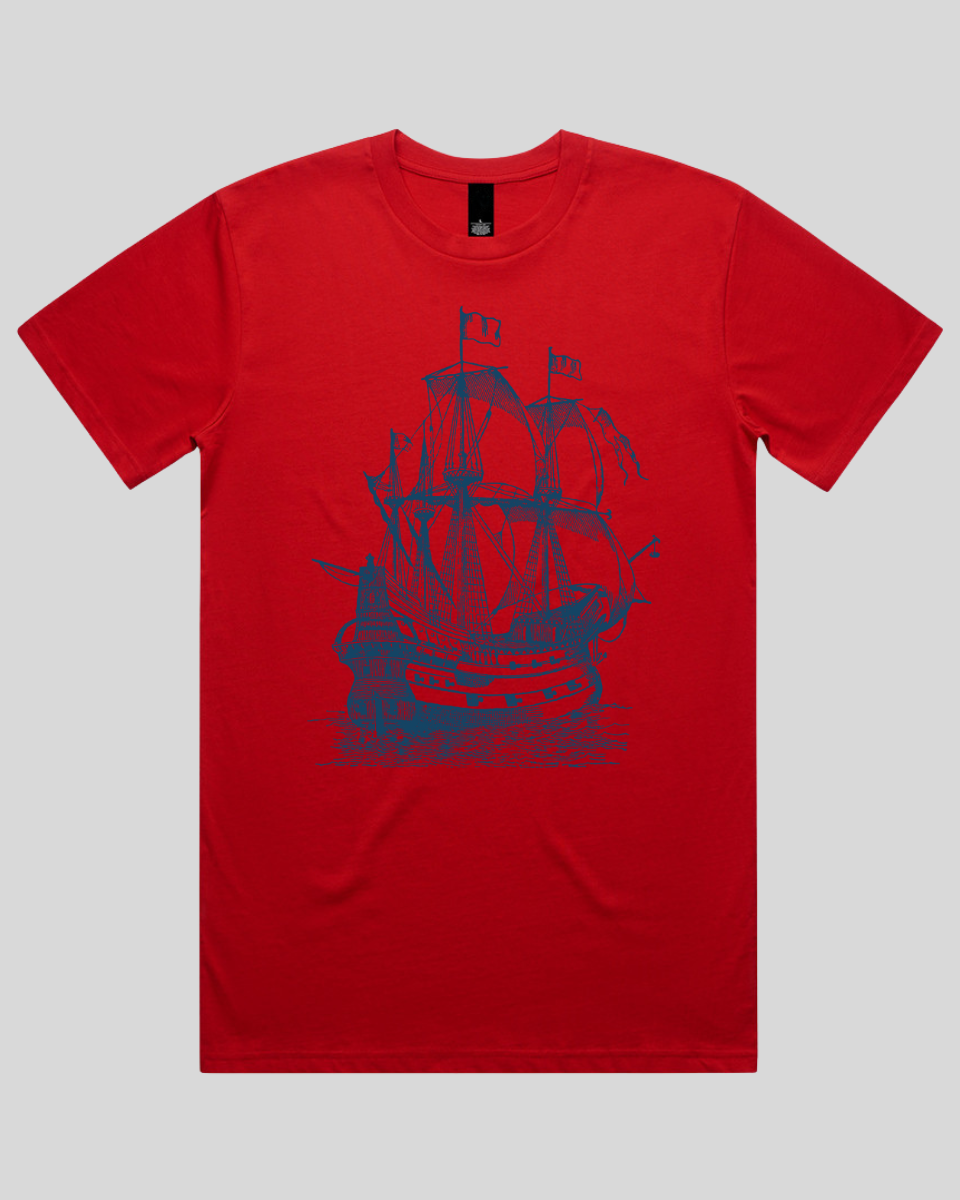 Warlord’s Ship Wake Men's T-Shirt