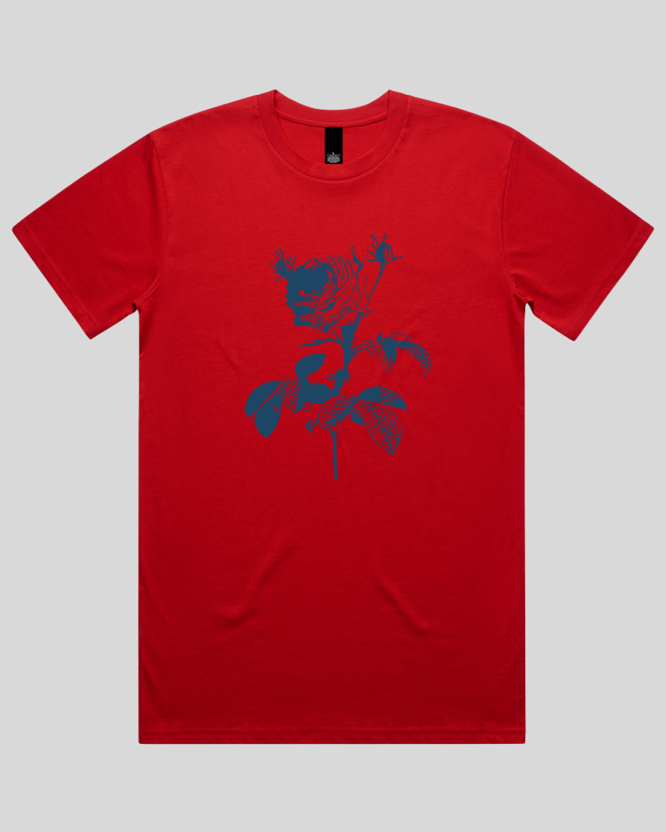 Dark Bloom Rose Men's T-Shirt