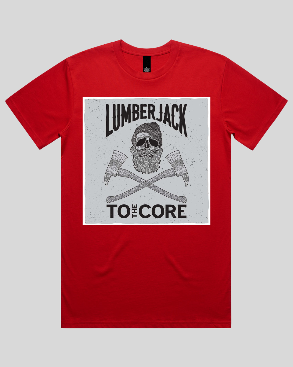 Lumberjack skull 4 Men's T-shirt