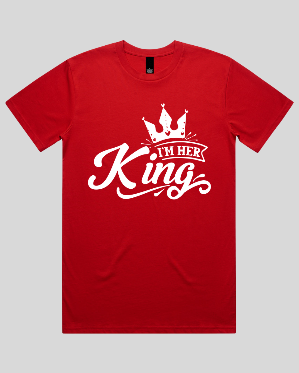 I'm her king Men's T-Shirt