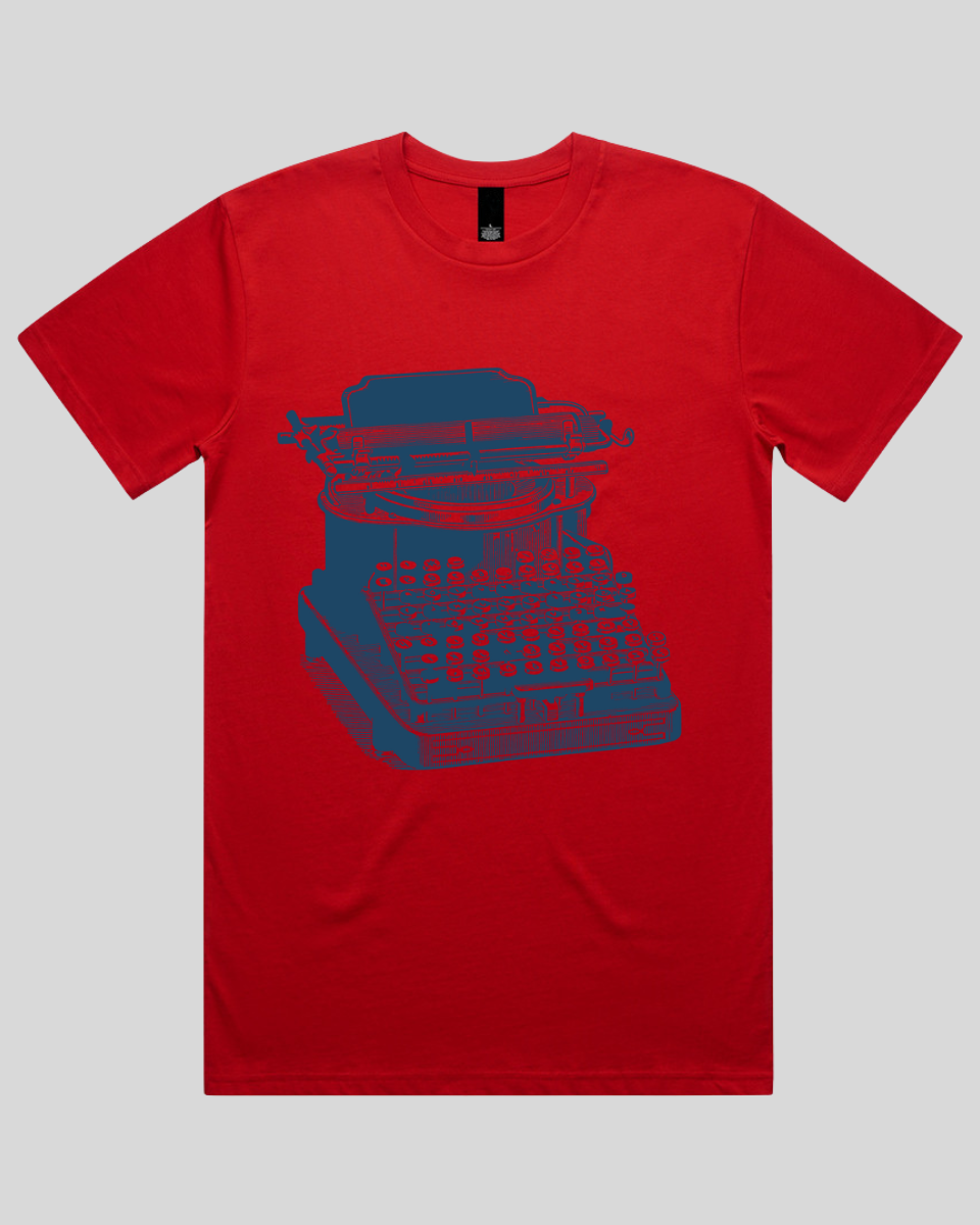Antique Typewriter Print Men's T-Shirt