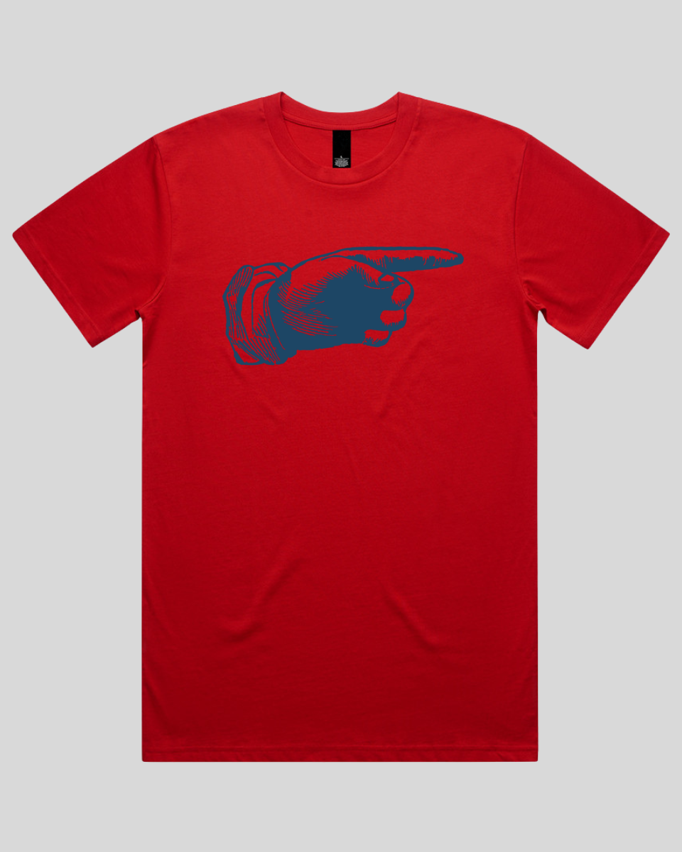 Retro Pointing Hand Men's T-Shirt