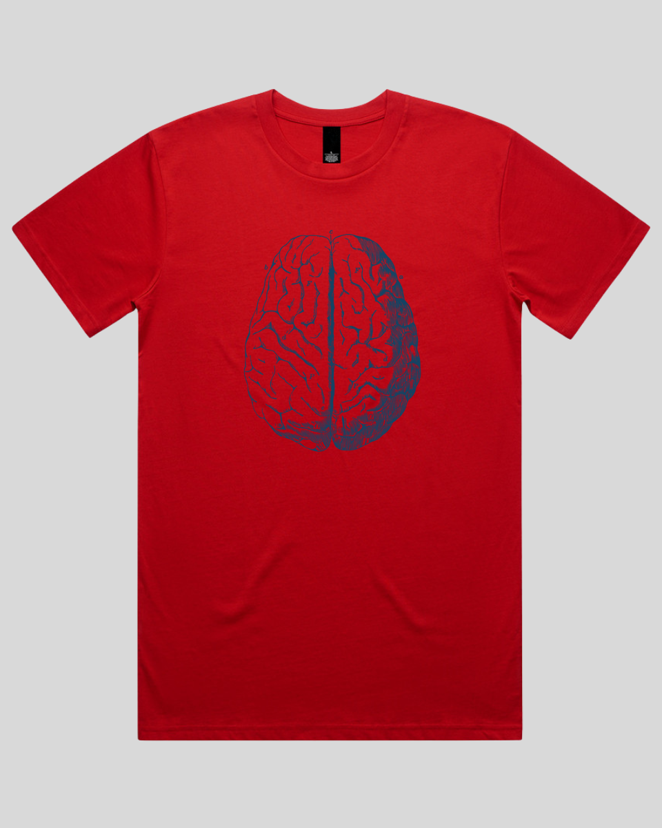 Vintage Brain Diagram Men's T-Shirt