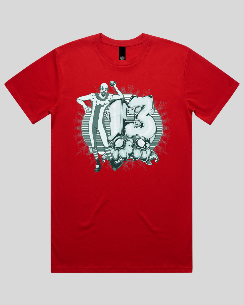 Lucky 13 Clown Men's T-Shirt