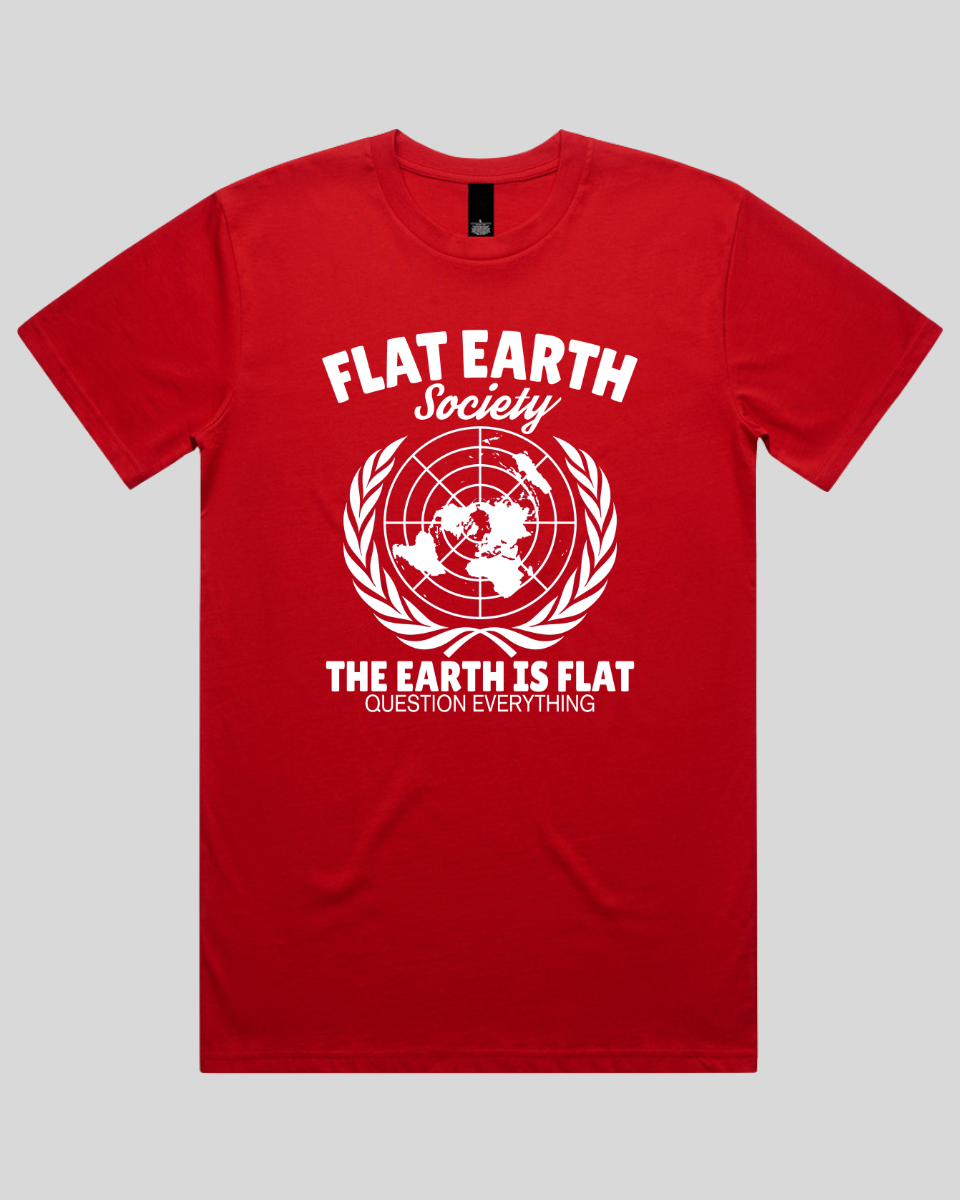 Flat Earth Society Men's T-Shirt