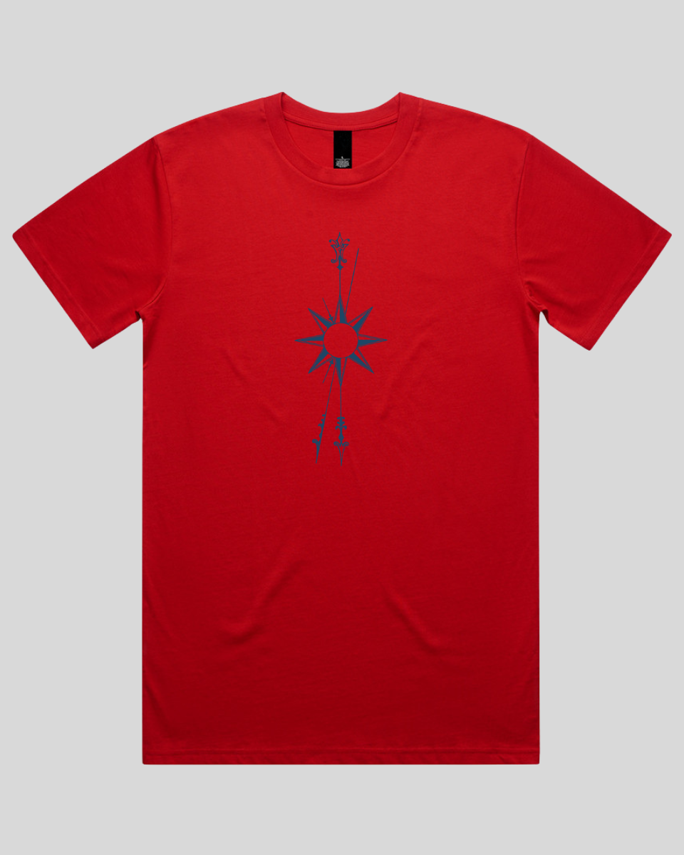 Vertical Compass Rose Men's T-Shirt