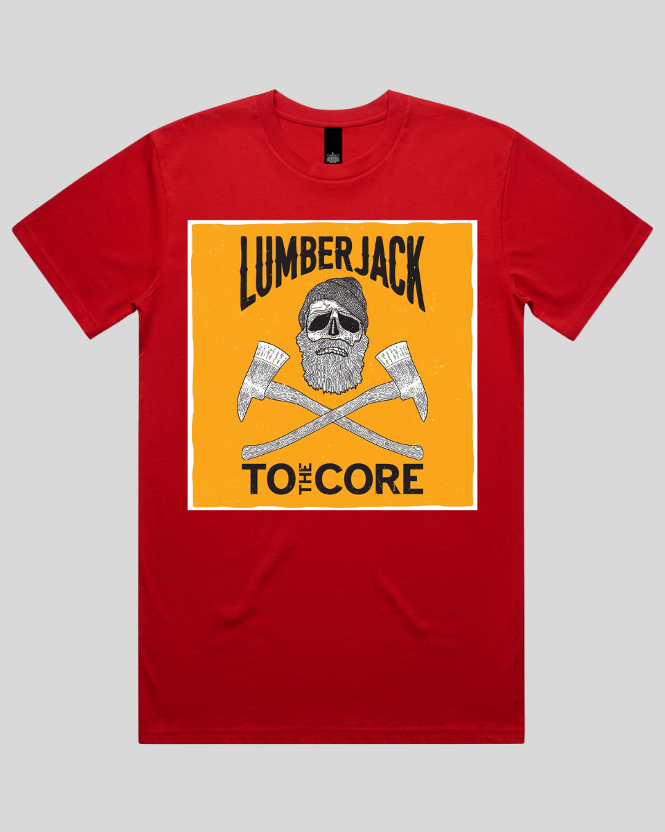 Lumberjack skull 3 Men's T-shirt