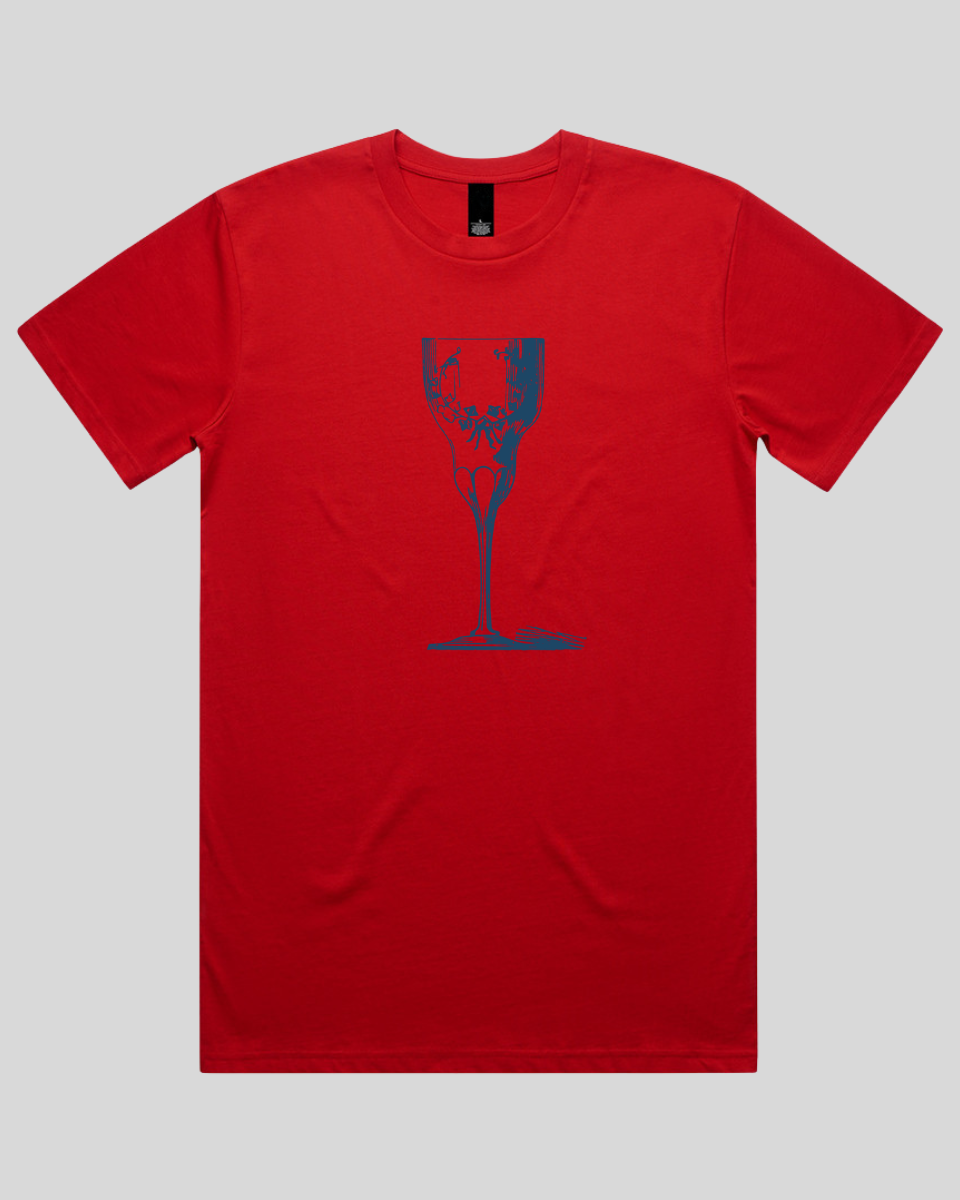 Laced Vine Crystal Glass Men's T-Shirt