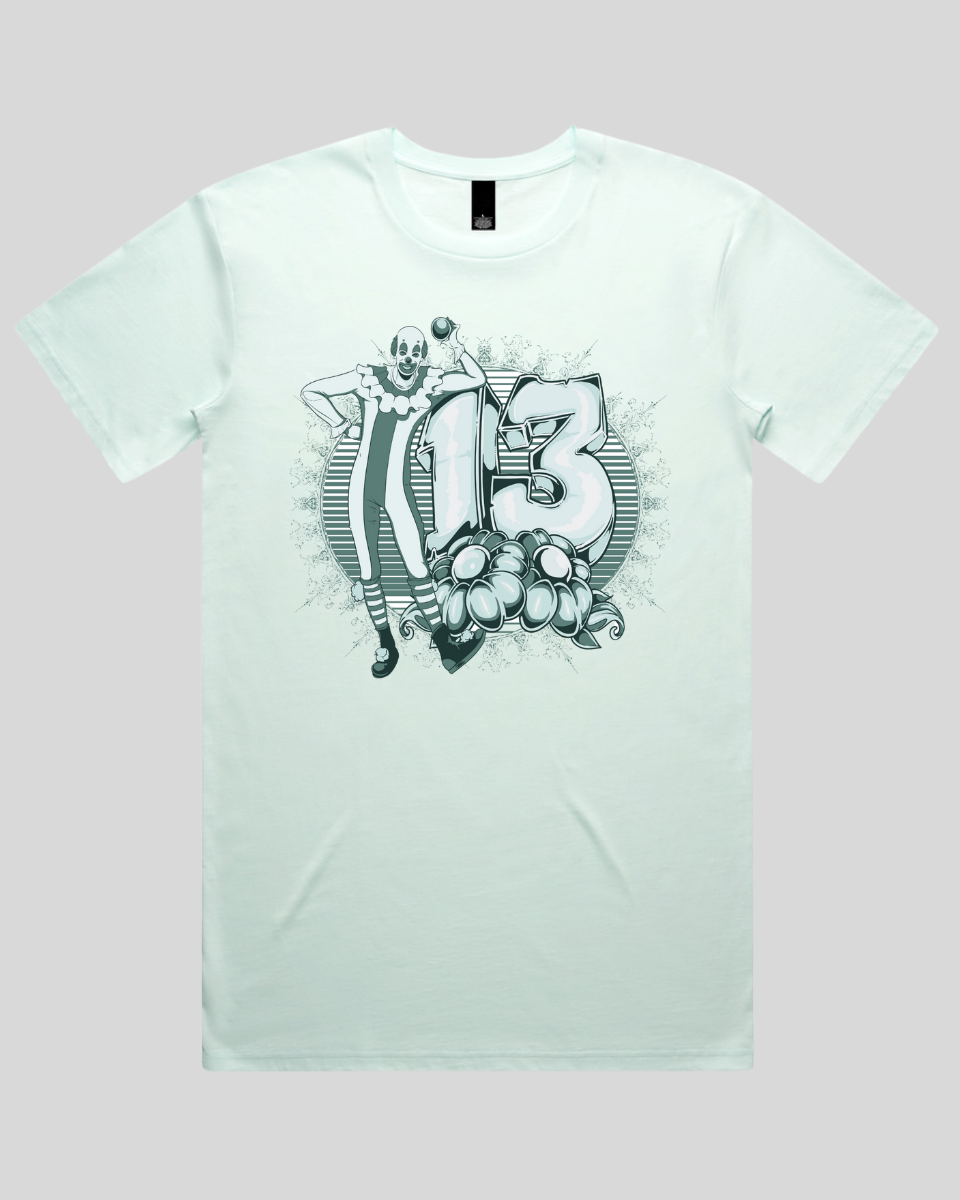 Lucky 13 Clown Men's T-Shirt