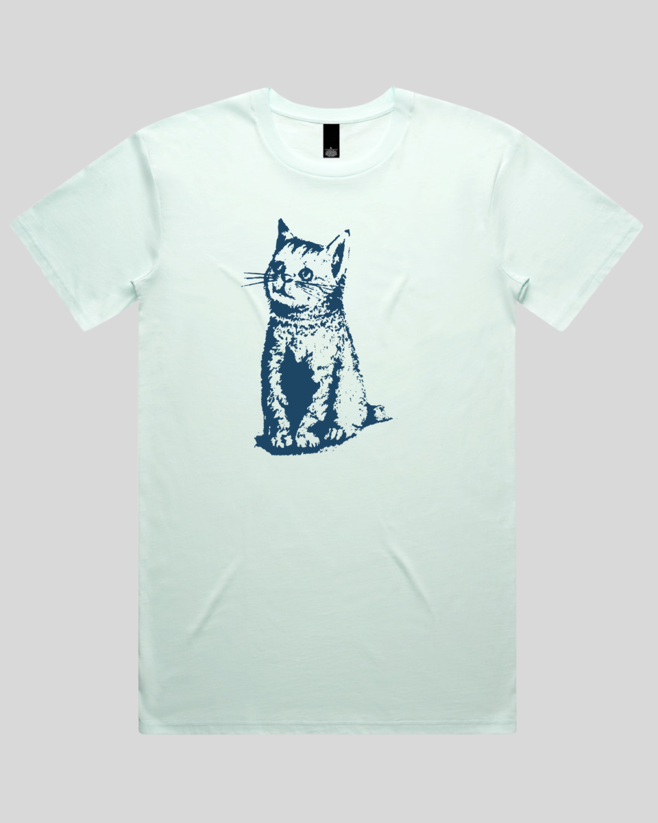Vintage Sitting Cat Men's T-Shirt