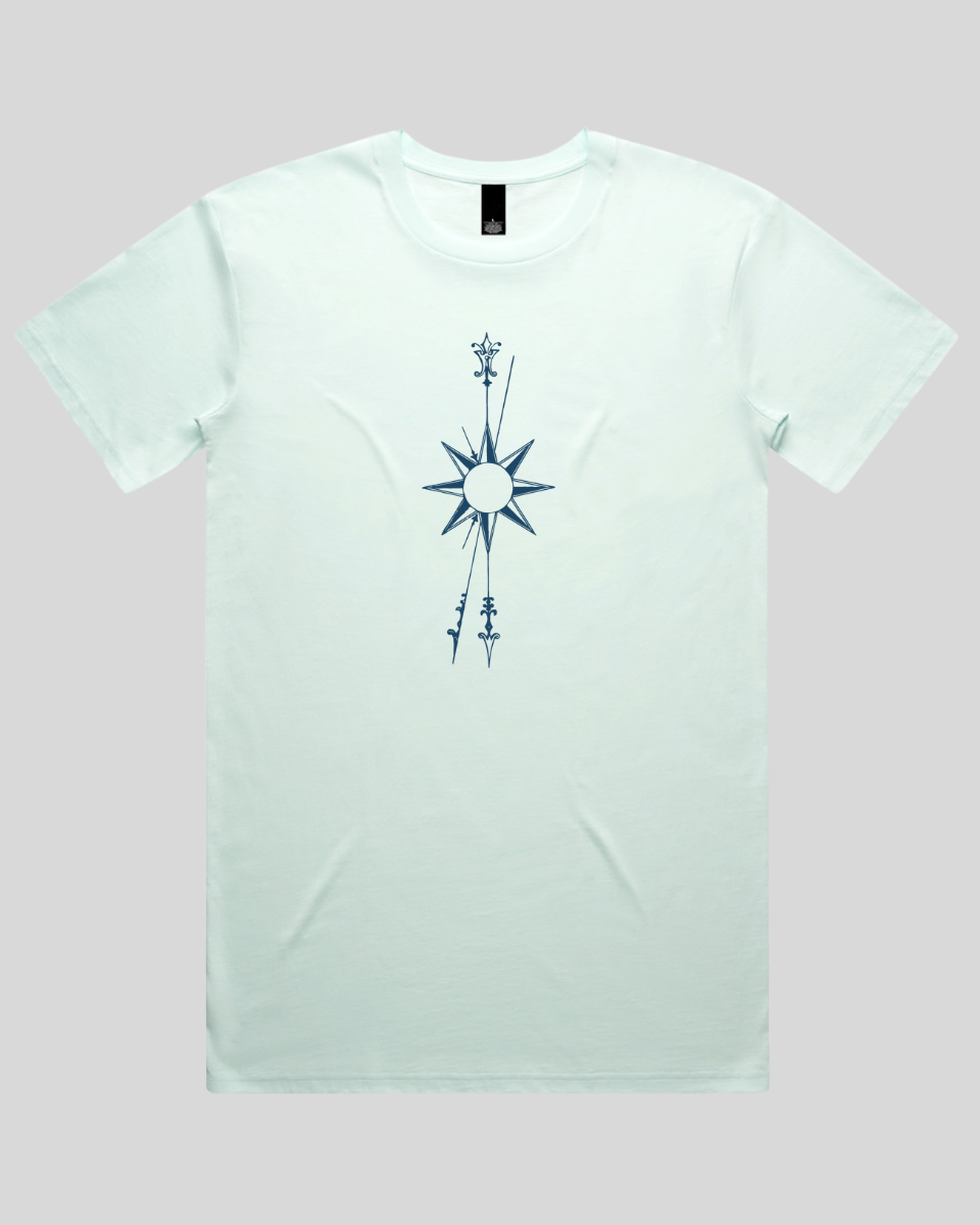 Vertical Compass Rose Men's T-Shirt