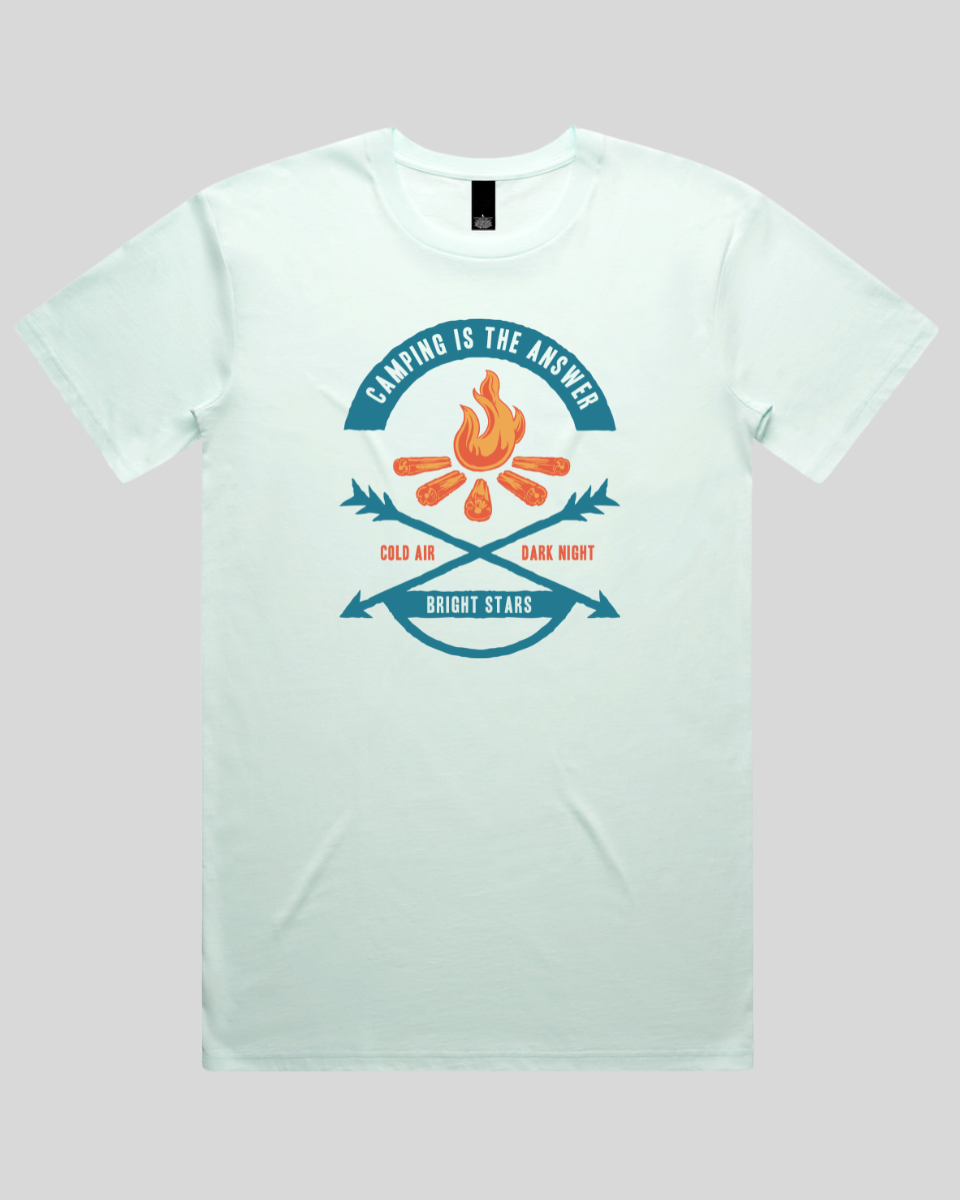 Camping Is The Answer Men's T-Shirt