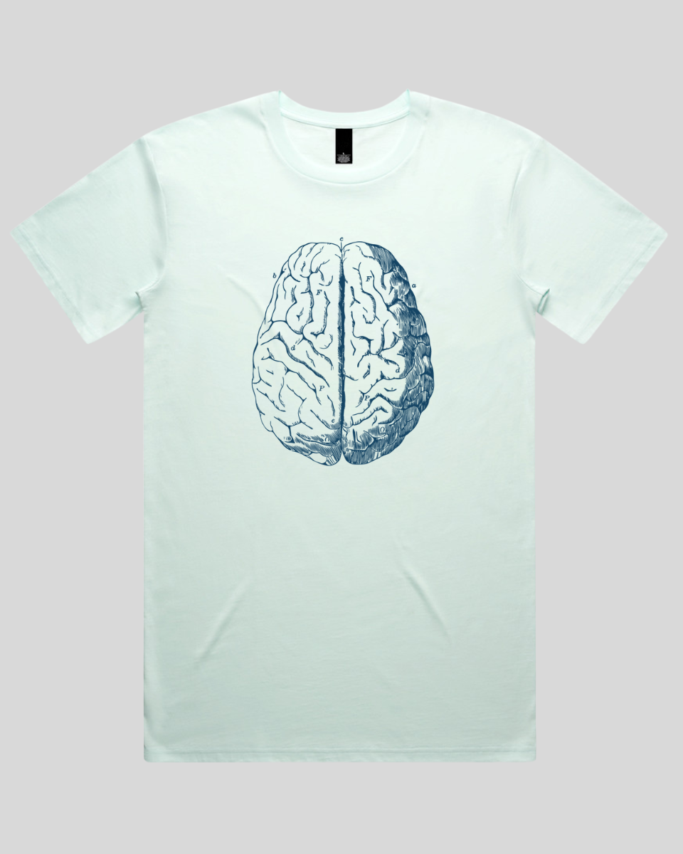 Vintage Brain Diagram Men's T-Shirt
