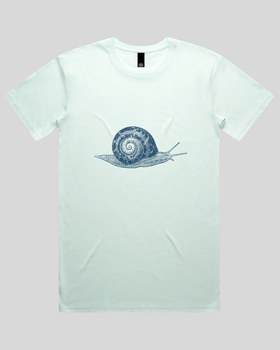 Spiral Snail Crawl Men's T-Shirt