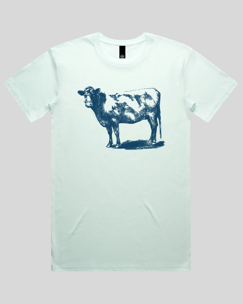 Vintage Farm Cow Men's T-Shirt