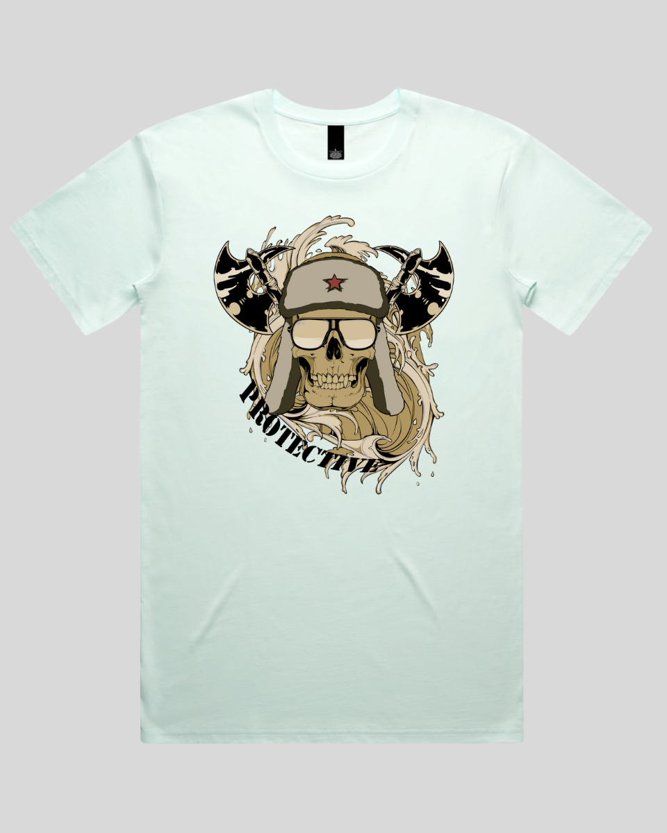 Proactive War Skull Men's T-Shirt