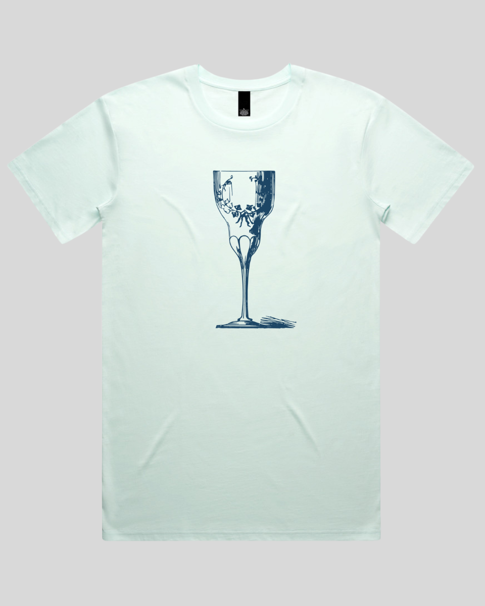Laced Vine Crystal Glass Men's T-Shirt