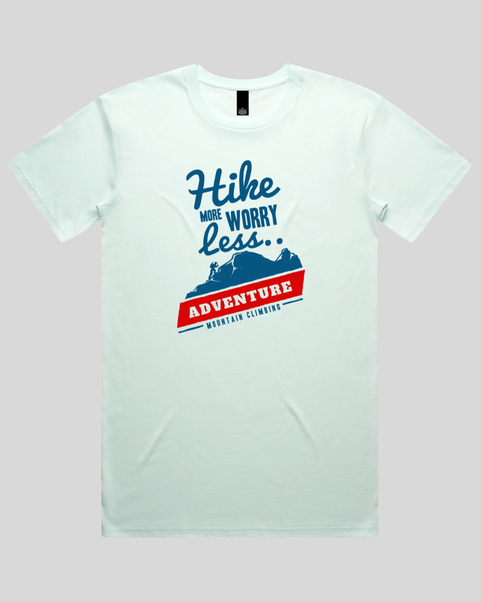 Hike More Worry Less Men's T-Shirt