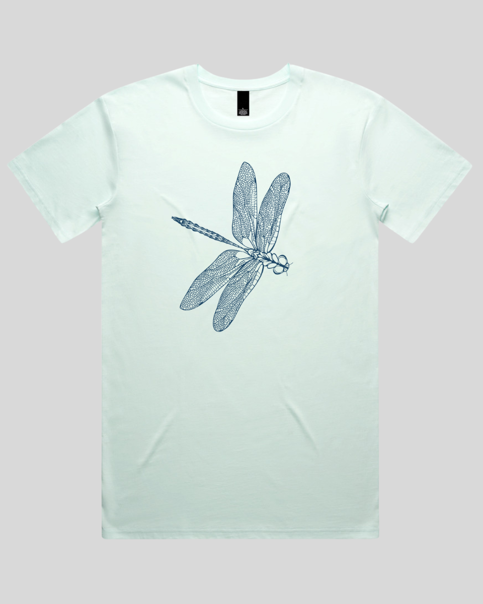 Botanical Dragonfly Art Men's T-Shirt