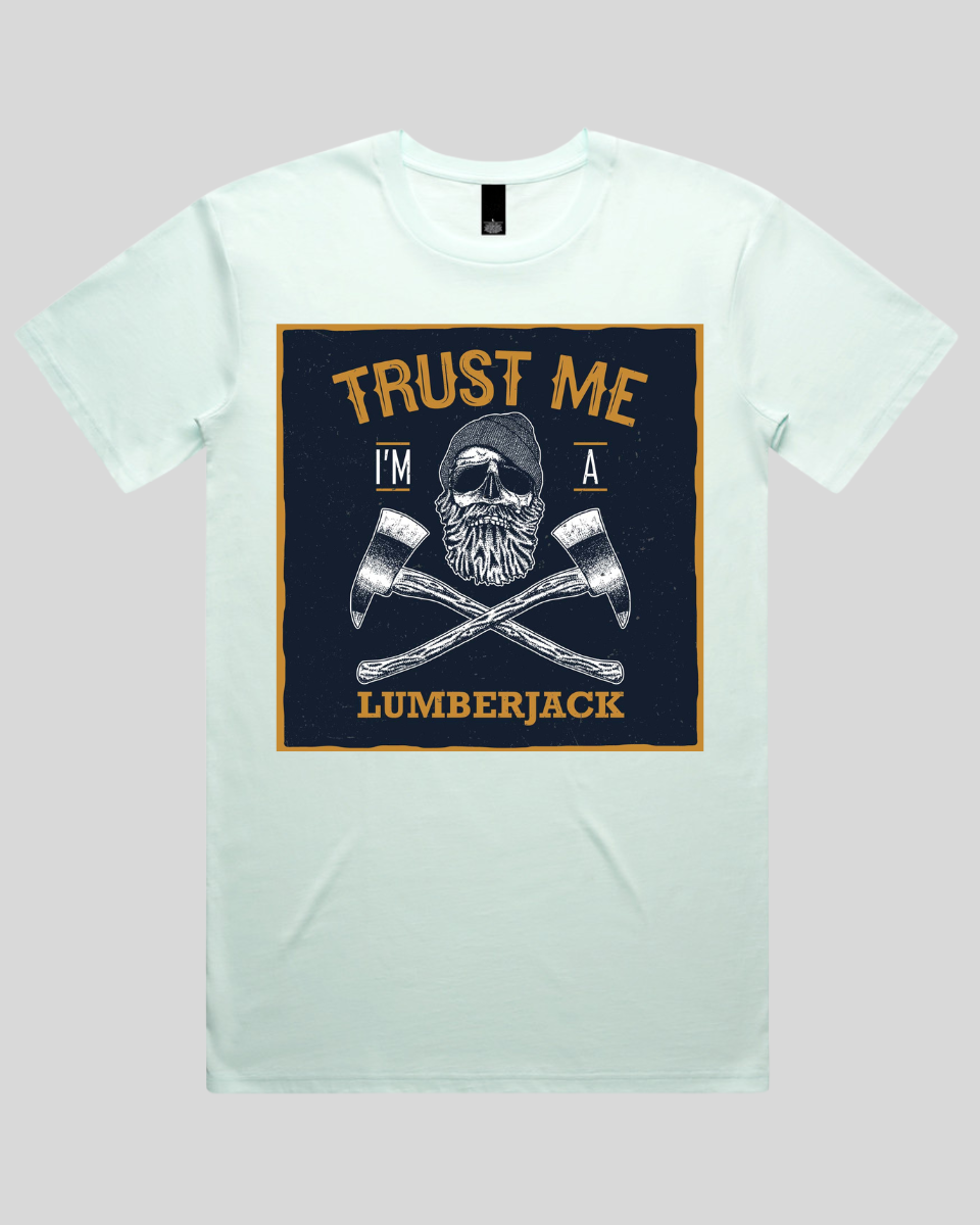 Lumberjack skull 1 Men's T-shirt