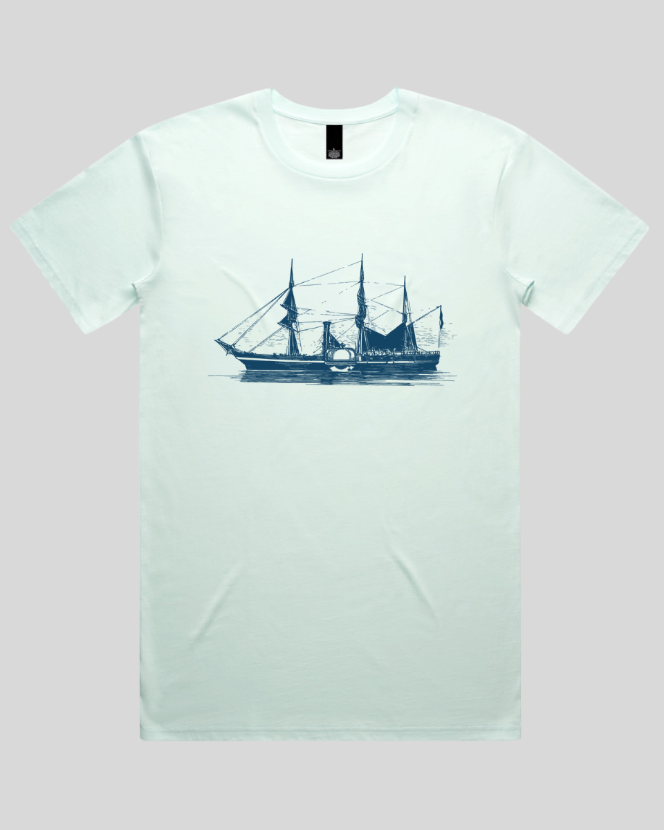 Ocean Ghost Ship Men's T-Shirt