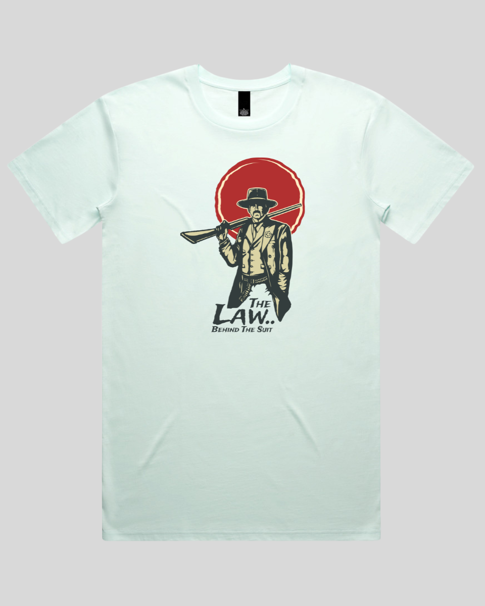 The Law Behind The Suit Men's T-Shirt