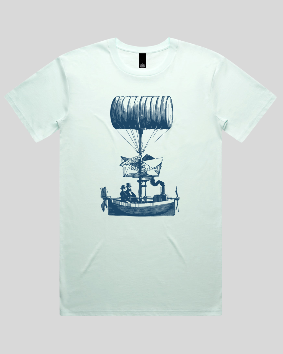 Antique Balloon Boat Men's T-Shirt