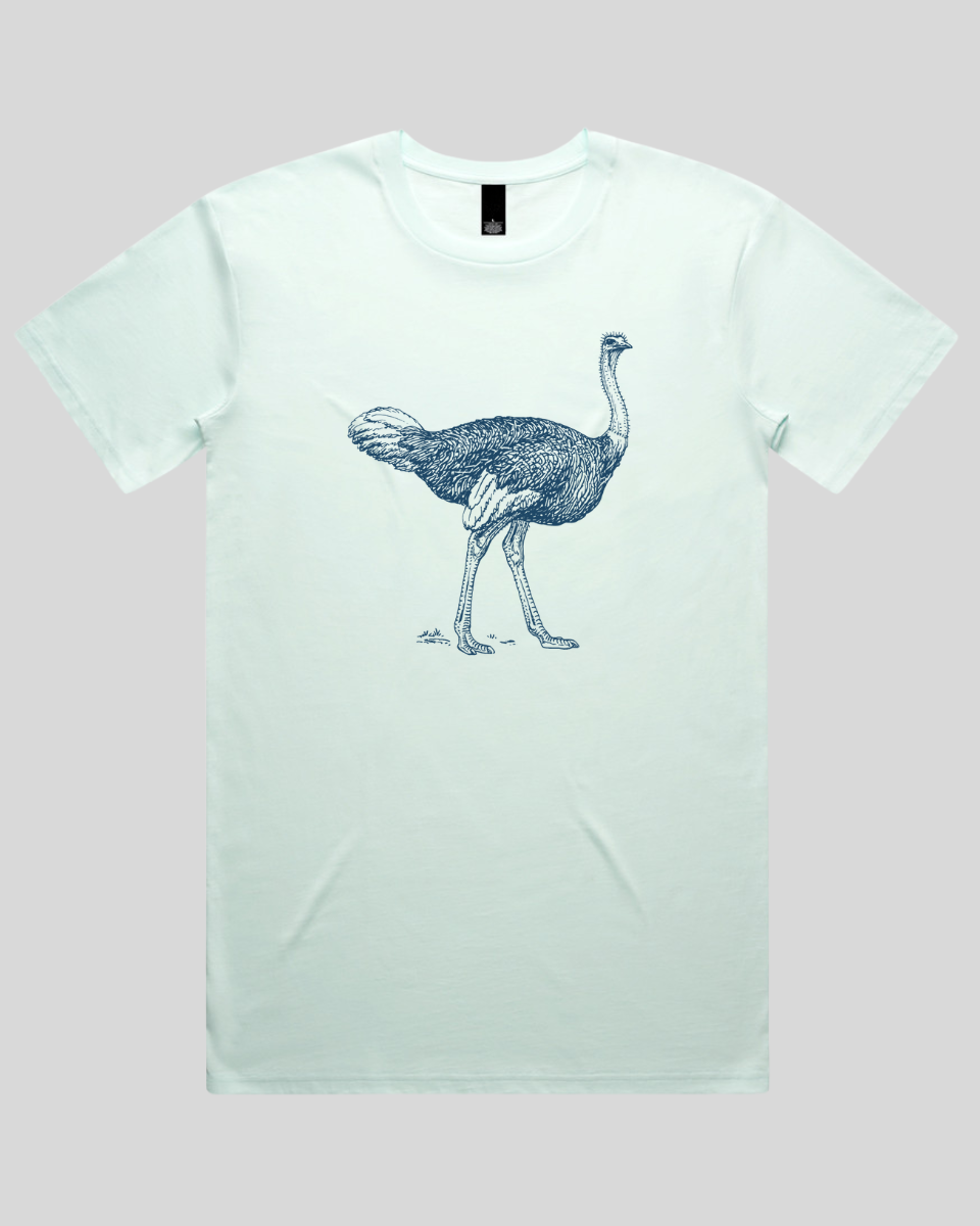 African Ostrich Walk Men's T-Shirt