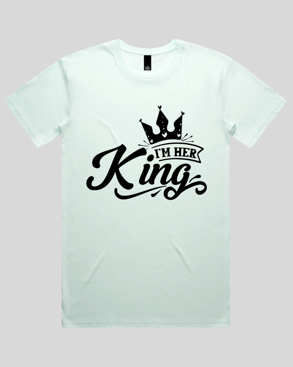 I'm her king Men's T-Shirt