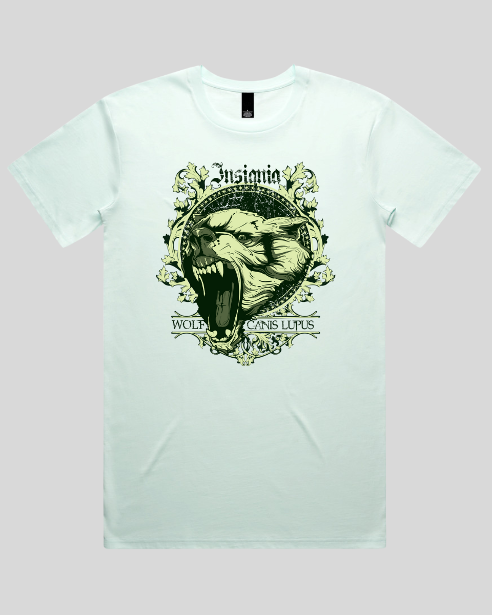 Insignia Wolf Skull Men's T-Shirt