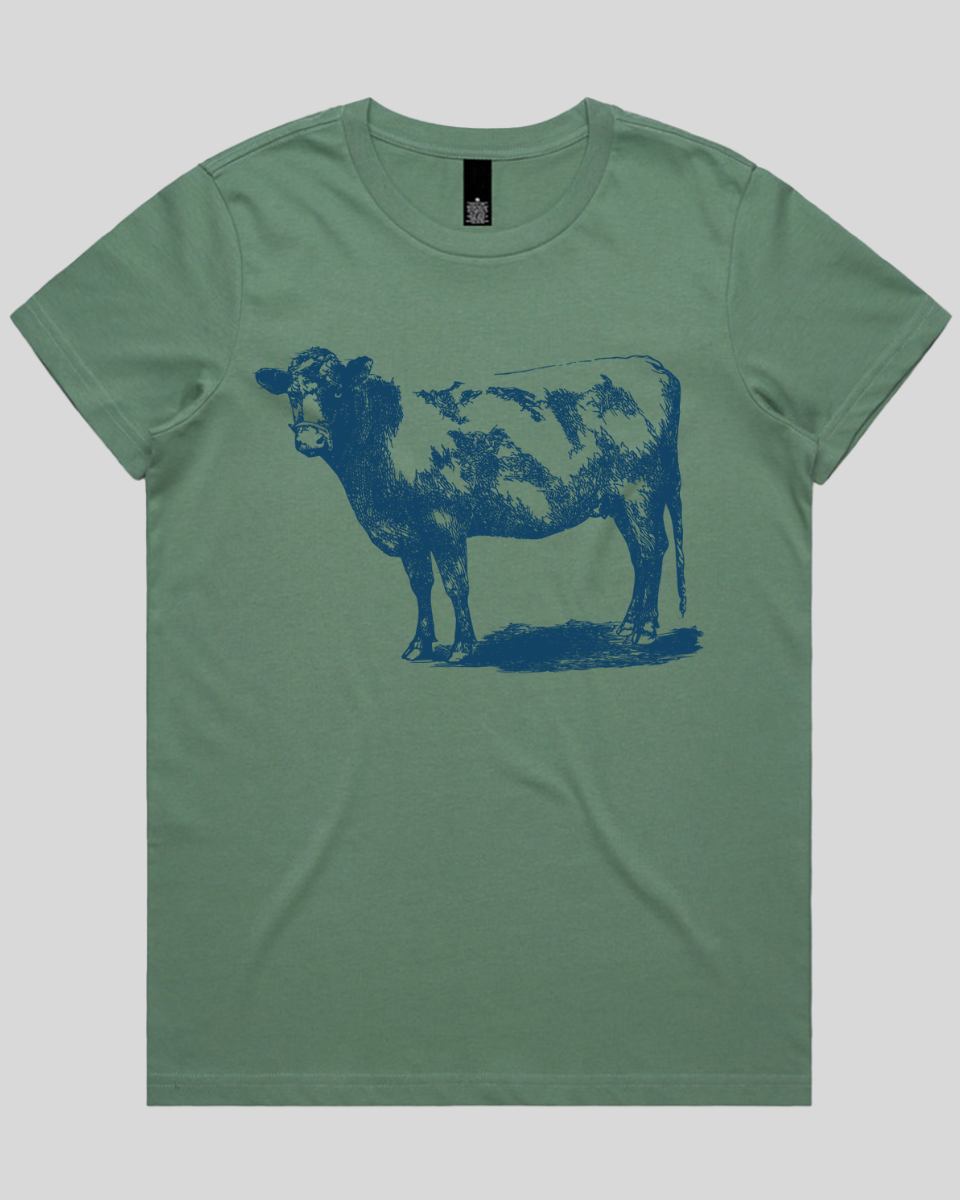 Vintage Farm Cow Women's T-Shirt