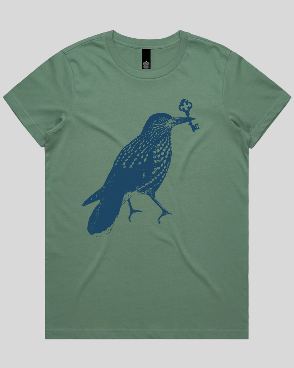 Bird-with-key 2 Women's T-Shirt