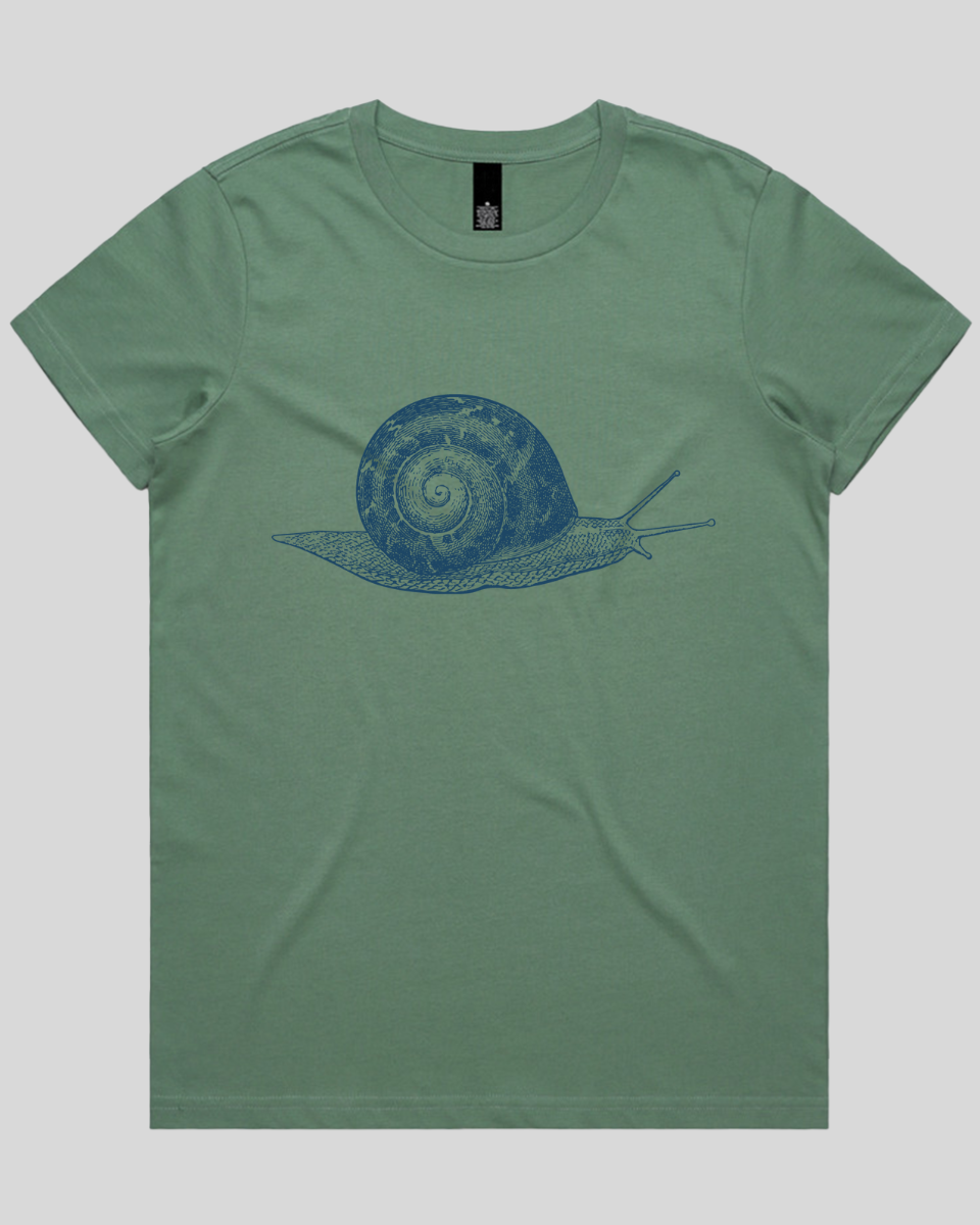 Spiral Snail Crawl Women's T-Shirt