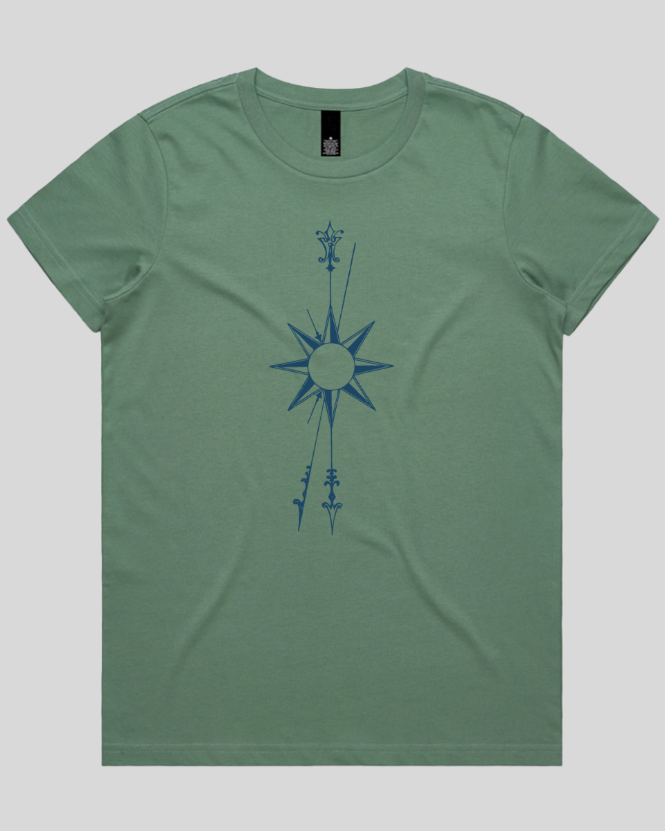 Vertical Compass Rose Women's T-Shirt