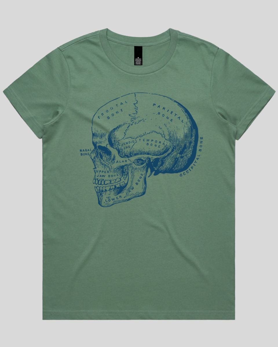 Blueprint Skull Women's T-Shirt