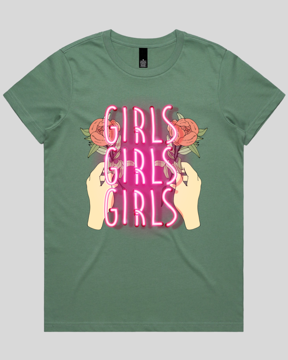 Girls Girls Girls Women's T-Shirt