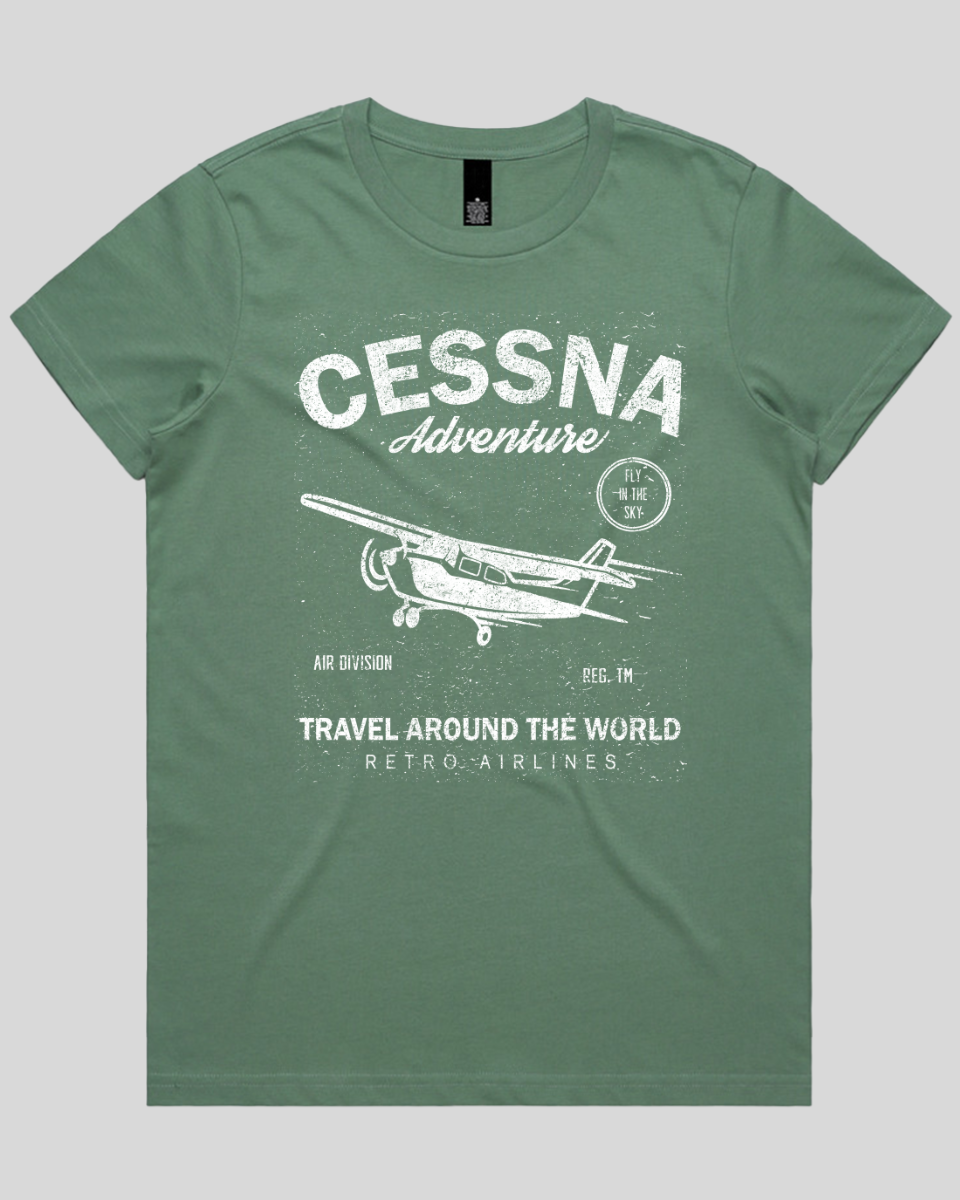 Cessna Distressed Women's T-Shirt