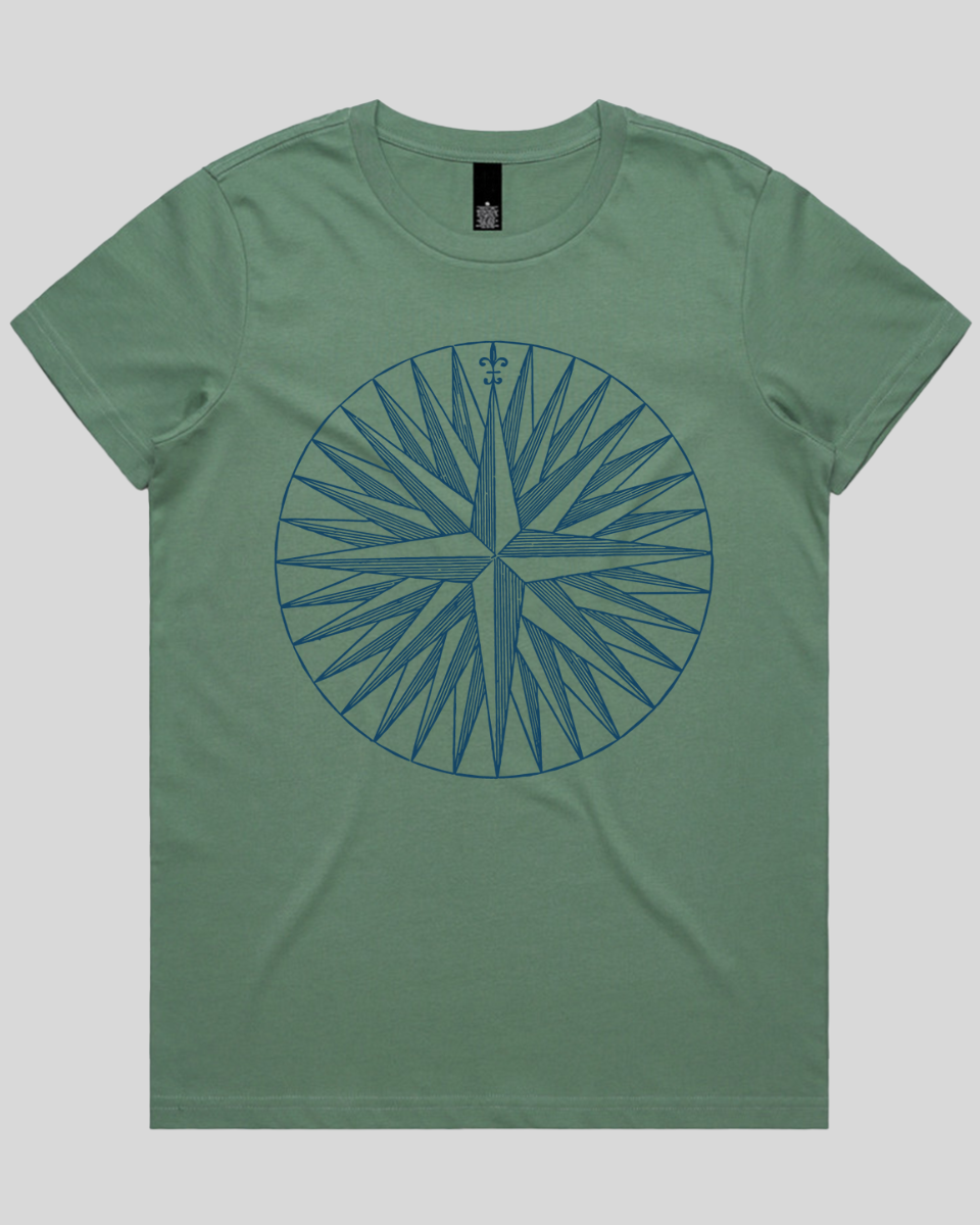 Explorer's Compass Wheel Women's T-Shirt