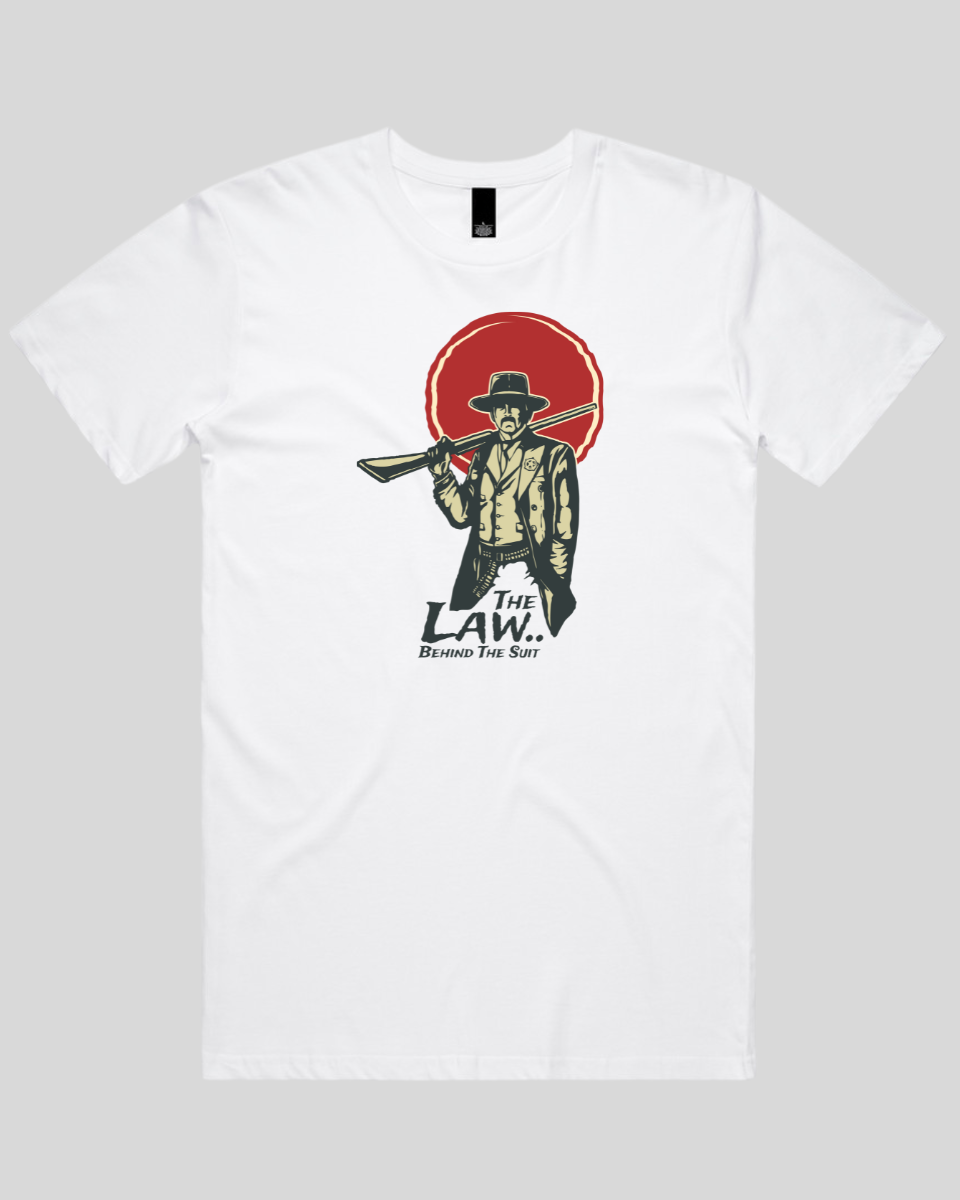 The Law Behind The Suit Men's T-Shirt