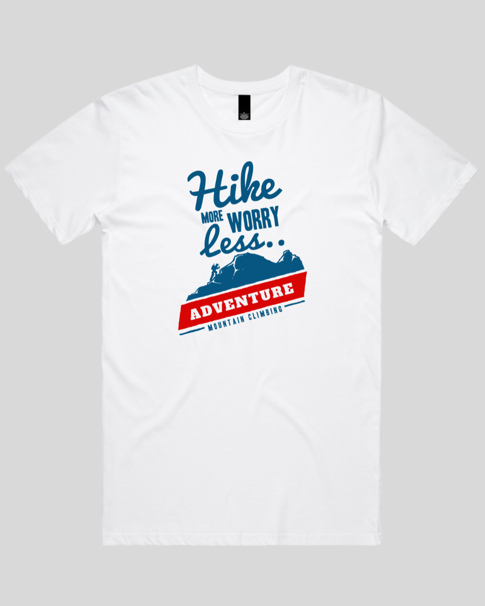 Hike More Worry Less Men's T-Shirt