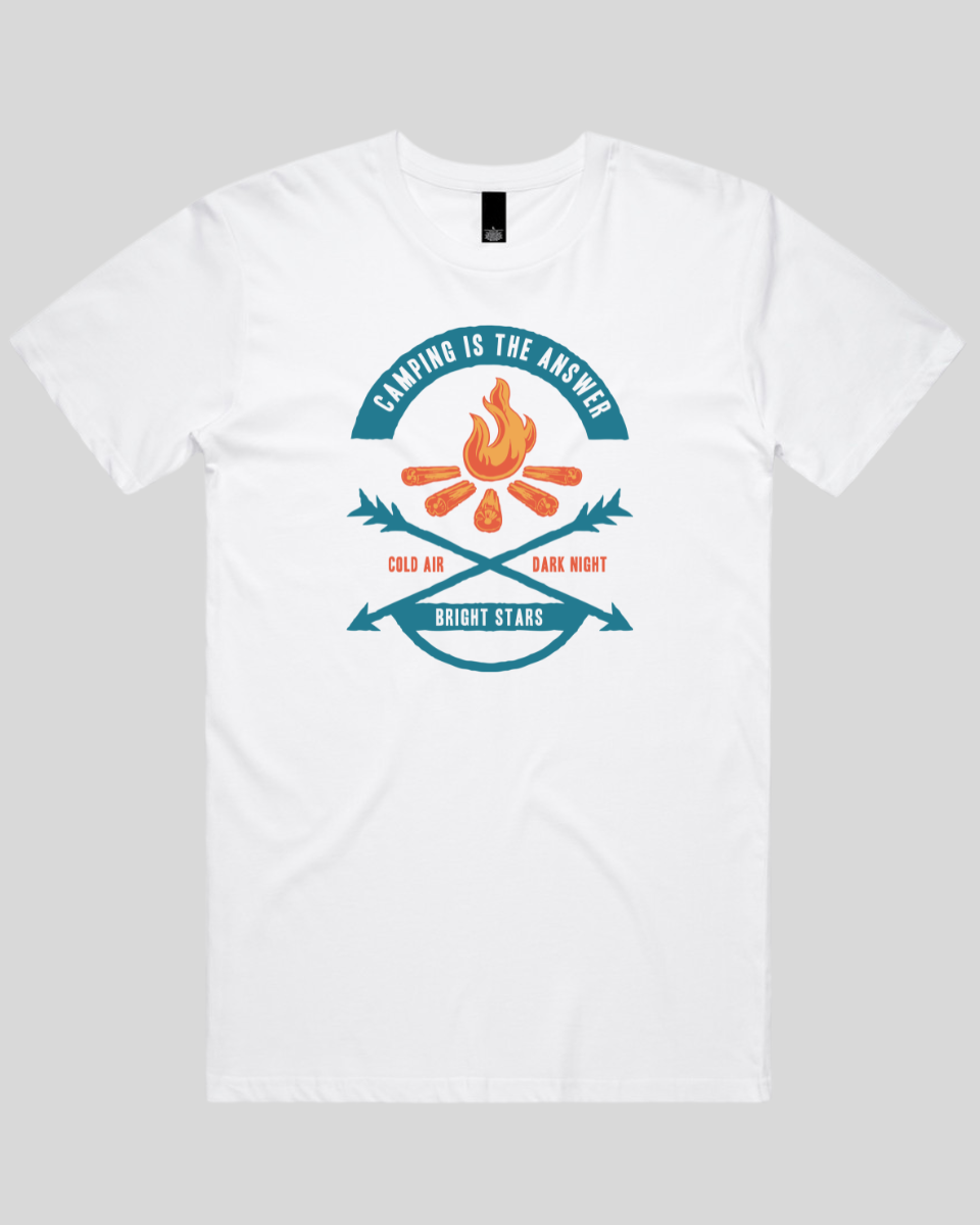 Camping Is The Answer Men's T-Shirt