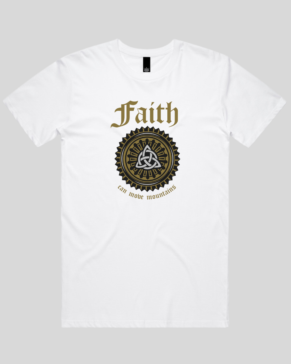 Faith Can Move Mountains Men's T-Shirt